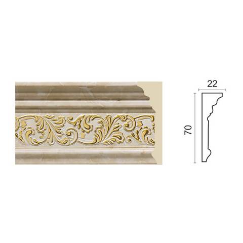 Молдинг декор. 70*20мм 2,4м 270-10 Молдинг декор. 70*20мм 2,4м 270-10