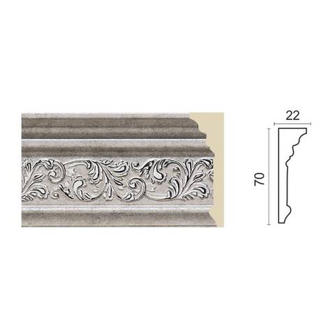 Молдинг декор. 70*20мм 2,4м 270-25 Молдинг декор. 70*20мм 2,4м 270-25