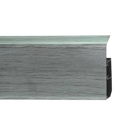 Плинтус ROYCE 333 Серебристый Жемчуг 80мм 2.2м.