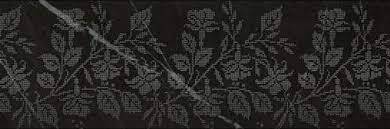 Плитка настенная Geneva black decor 01 250х750