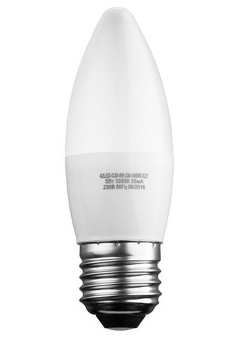 Лампа LED E27 7W 3000K Smartbuy-C37