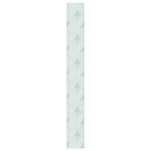 Бордюр Lounge 505х62 mint geometria