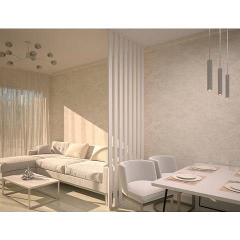 Интерьерная рейка МДФ Stella Милана Белая 2700х20х30 (8 шт) Интерьерная рейка МДФ Stella Милана Белая 2700х20х30 (8 шт)