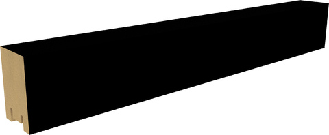 Интерьерная рейка МДФ Stella Ривьера black edition 2700х40х30 (4шт)