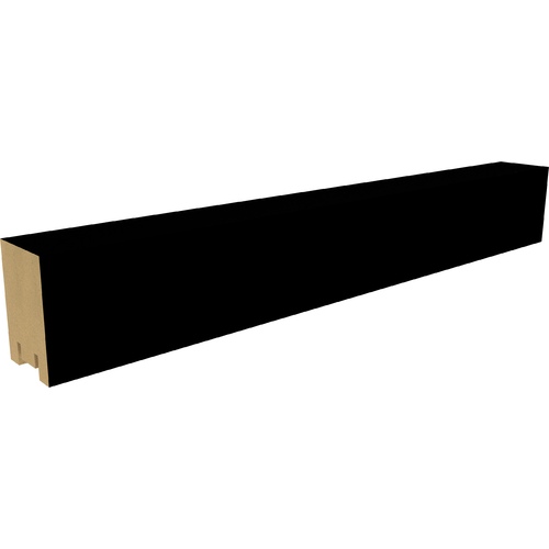 Интерьерная рейка МДФ Stella Ривьера black edition 2700х40х30 (4 шт)