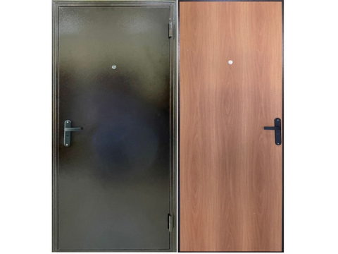 Дверь входная ДС 60 860*2050 Орех Миланский (Правая)