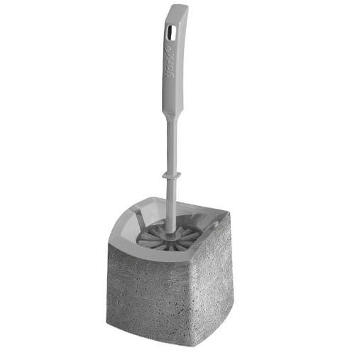 Комплект WC Подставка+Ершик Keeplex Light черный лотос КL500210028