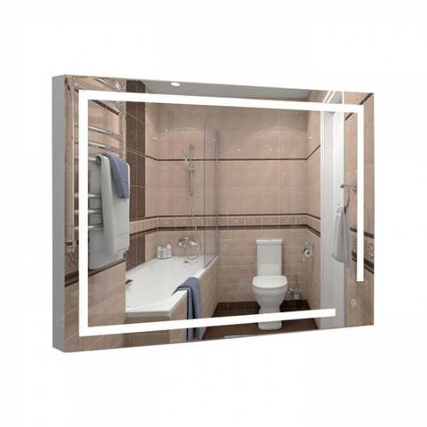 Зеркало прямоуг.Eva Gold 341ск 70*100см с LED подсветкой 9,6Вт/м 3290707