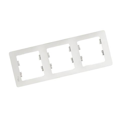 Рамка GLOSSA 3-м. бел. 000103