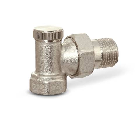 Клапан запорный для радиатора 3/4" угловой регулировочный