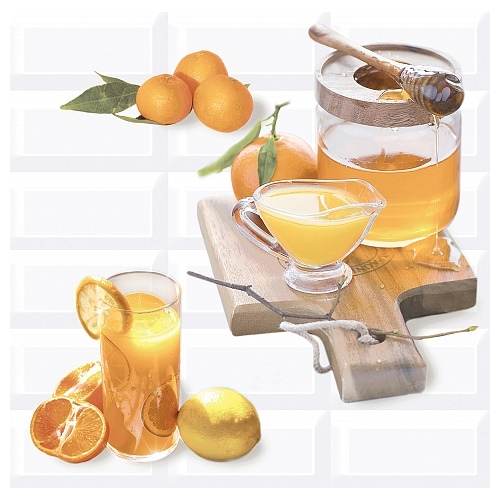 Панно Vogue - Citrus 1 405*402 AZORI 583012023)