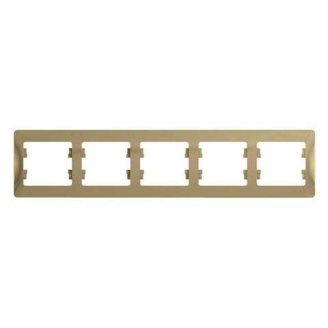 Рамка GLOSSA 5-м. титан 000405