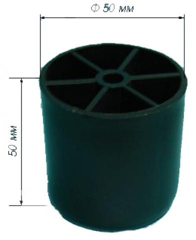 Опора №5 пластмасса 50*50мм