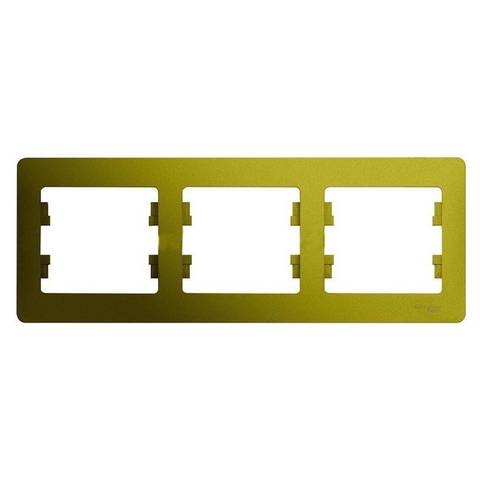 Рамка GLOSSA 3-м. фисташк. 001003