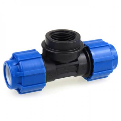 Тройник 32*1"Вн. ПНД