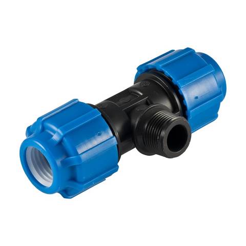 Тройник 32*1"Нар. ПНД