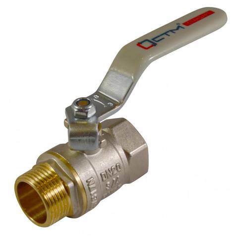 Кран шаровый рычаг Ду25 вн/нар