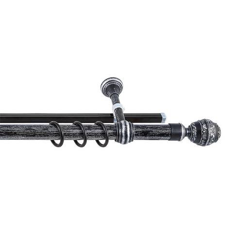 Карниз Валанс +У-шина 2,4м белое серебро