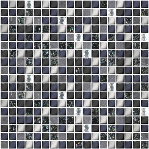 Мозаика Дефиле - неро XH156-420CP 300*300 AZORI (707423002)