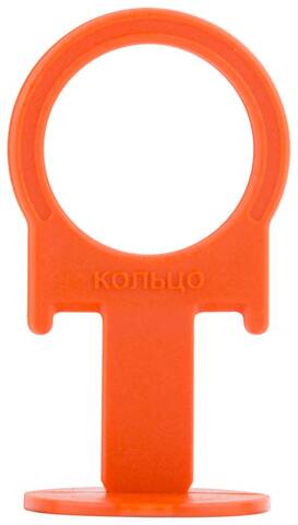 Система вырав. плитки "Зажим" 3D+СВП Strong 100 шт Кольцо серый 2 мм