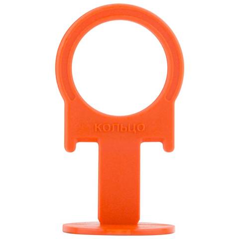 Система вырав. плитки "Зажим" 3D+СВП Strong 500 шт Кольцо серый 2 мм