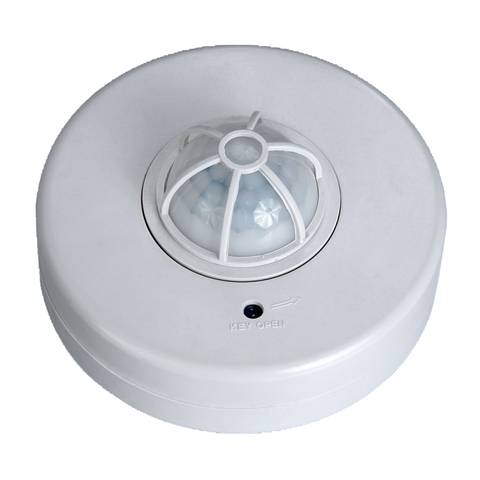 Детектор движения Camelion ИК LX-20B потолочный 1200W 360° (дальность 6м) белый IP20