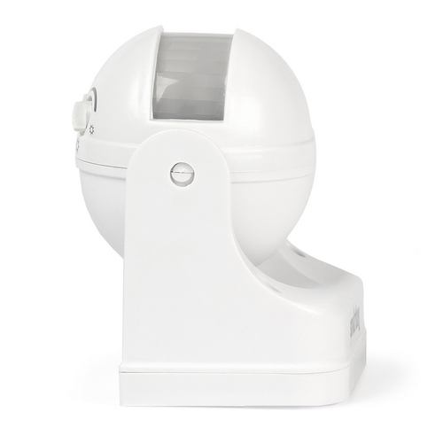 Детектор движения Camelion ИК LX-39 настенный 1200W 180° (дальность 12м) белый IP44