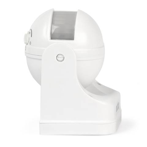 Детектор движения Camelion ИК LX-16C настенный 1200W 180° (дальность 2-12м) черный IP44