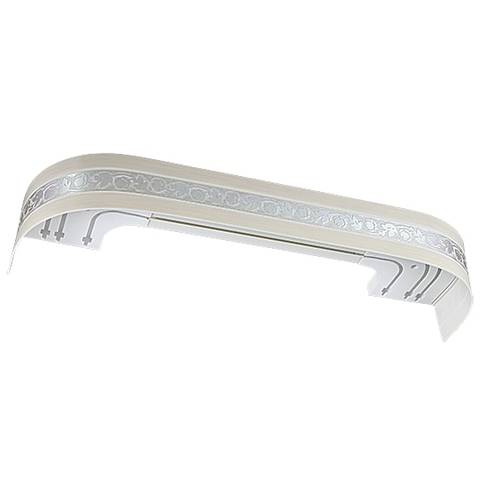 Карниз Камелия с фигур.бок ВАНИЛЬ 2м LEGRAND