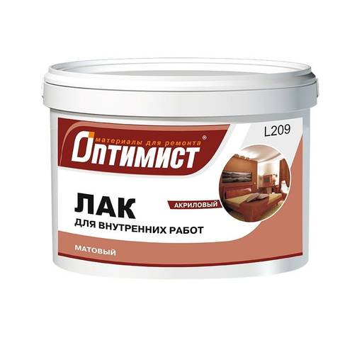 Лак для вн. работ Бесцв. матовый 0,9кг L209