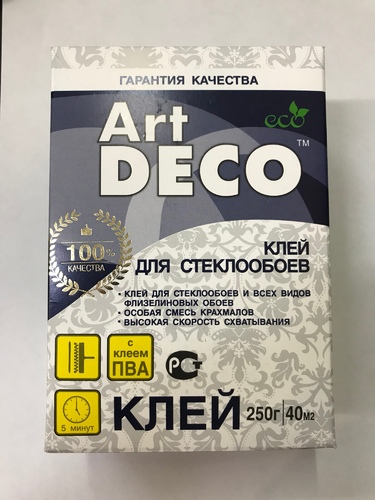 Клей обойный Art deco для Стеклообоев 250гр.