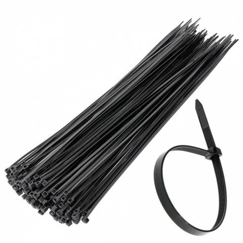 Хомут нейлон 500*8мм черный