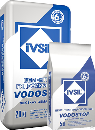 Гидроизоляция IVSIL VODOSTOP 20кг