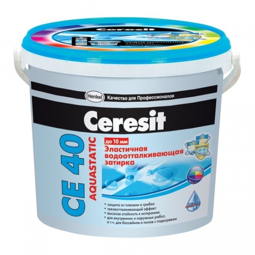 Затирка Ceresit CE-40 №16 Графит (2 кг) ведро