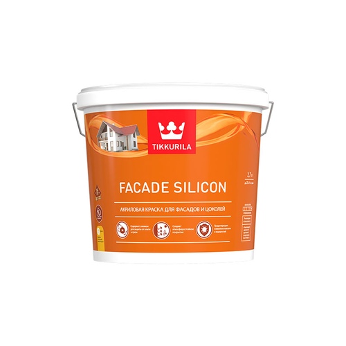 Краска Тиккурила Facade Slilcon A фасадная 2,7л