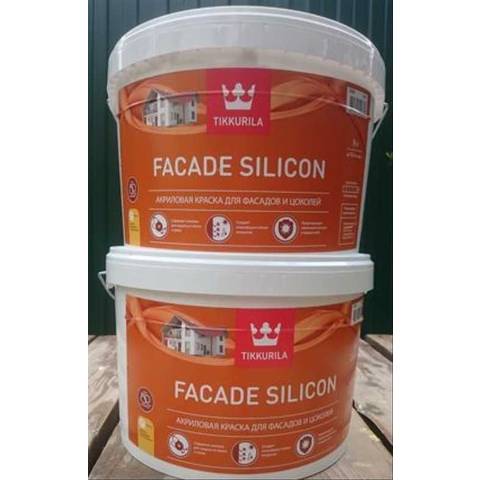 Краска Тиккурила Facade Slilcon A фасадная 9л