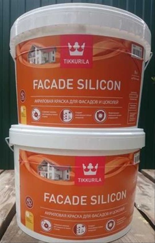 Краска Тиккурила Facade Slilcon A фасадная 9л