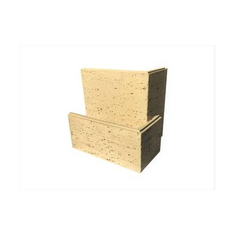 Декоративный камень Машук 290х140х280/290х140х140 (м.п) угловые