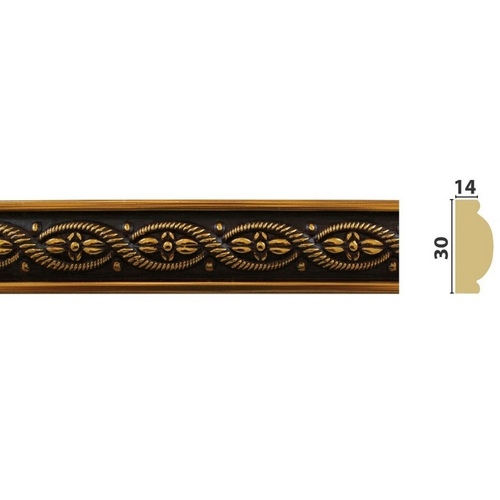 Молдинг 3М3-1 2.4м VitArt