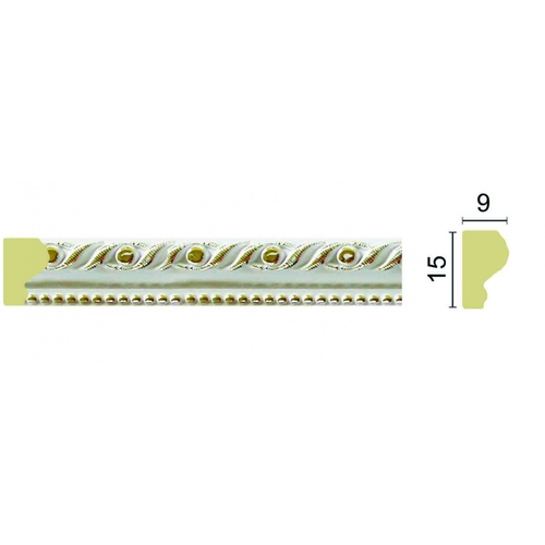Молдинг 1МБ2,5/1-1 2.4м VitArt