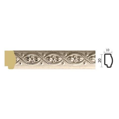 Молдинг 1М2-6 2.4м VitArt Молдинг 1М2-6 2.4м VitArt