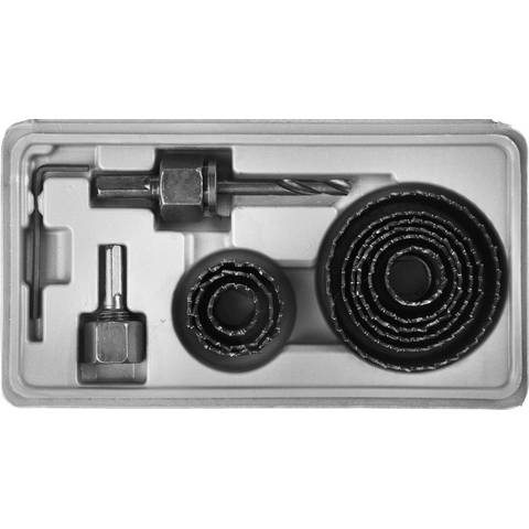 Набор STAYER "MASTER" 9 предметов: Коронки по дереву 29600-H11