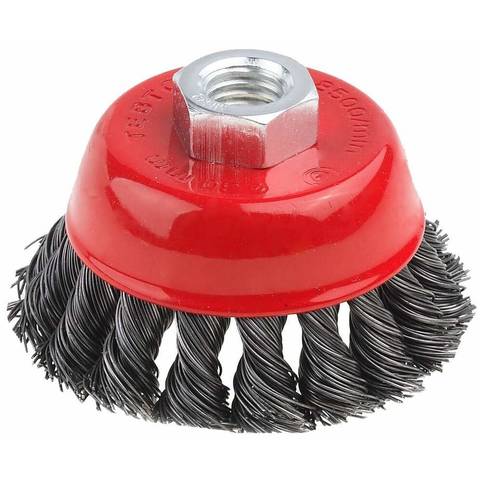 Щетка чашечная для УШМ, STAYER 0,5мм, 65ммхМ14 35128-065_z01