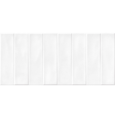 Облицовочная плитка Pudra - белый рельеф кирпич (PDG054D) 200х440