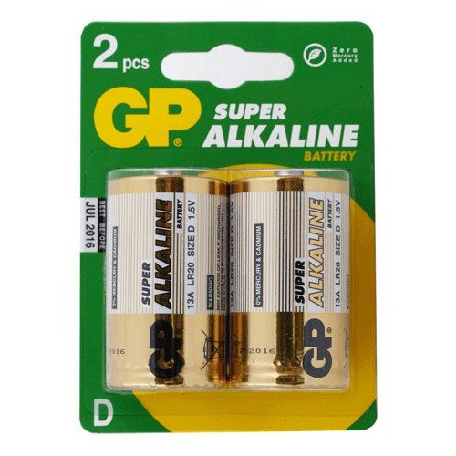 Батарейка GP LR20 Super D 13AA21-2CRSBC2