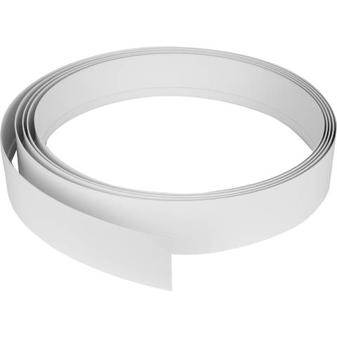 Бленда 1м х 70мм Белая гладкая