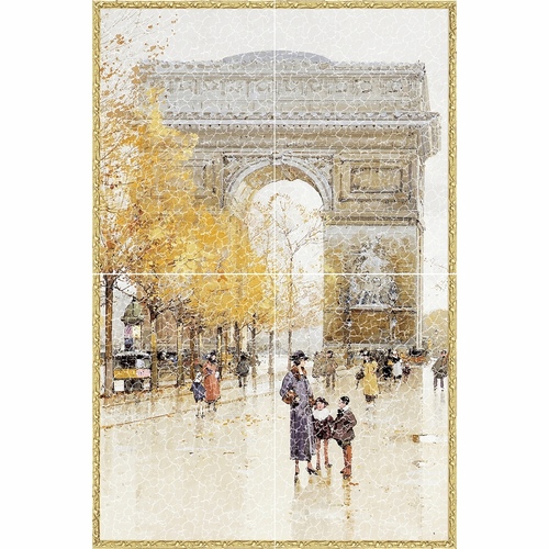 Декор кер. Grace Беж. 40*60 панно Арка из 4 плит P6GC0015TGU