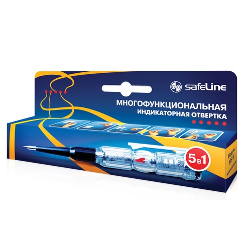 Отвертка индикаторная Safeline многофунк. 11692