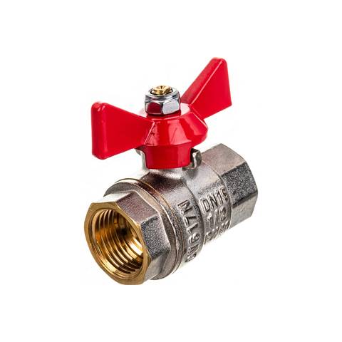 Кран шаровый бабочка ДУ25 вн/вн VALTEC VT.217