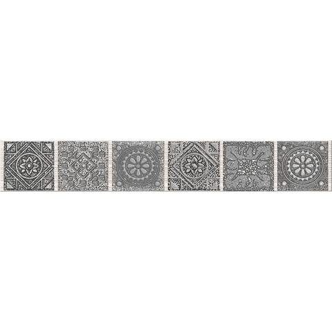 Бордюр AZORI Grazia Grey nefertiti 405*62